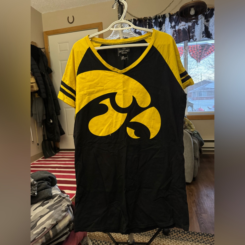 Black and Yellow Women's Pajama Shirt